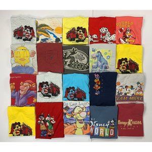 Vintage 90s Disney Looney Tunes Cartoons Reseller Lot Of 20 Mix SZS USA Rare